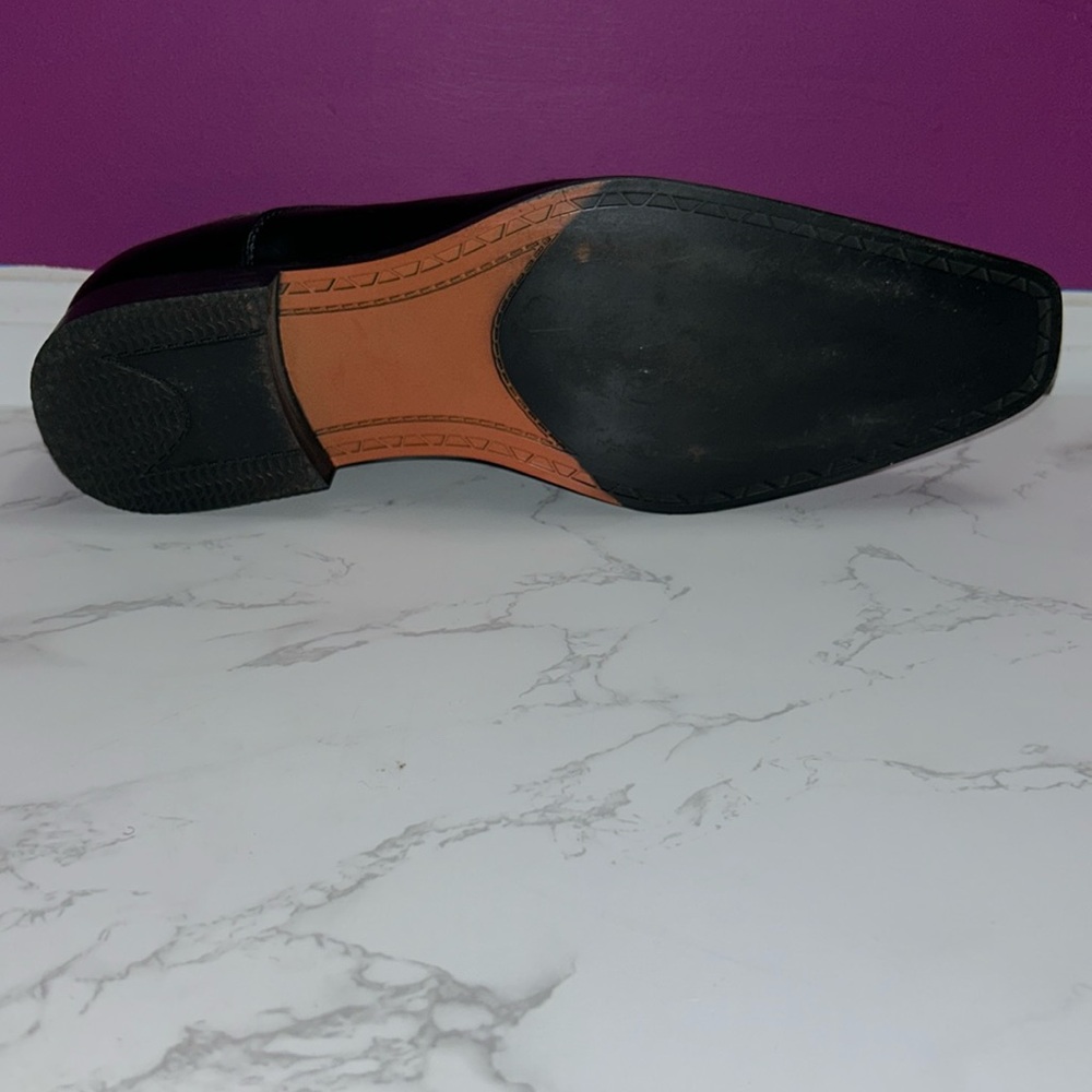 MENS Antonio Cerrelli Red and Black Formal Shoes - Picture 6 of 14